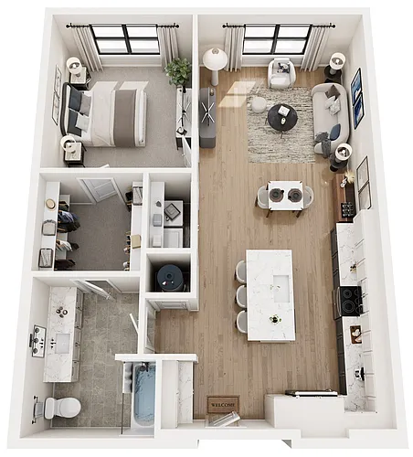 Floor plan 1A
