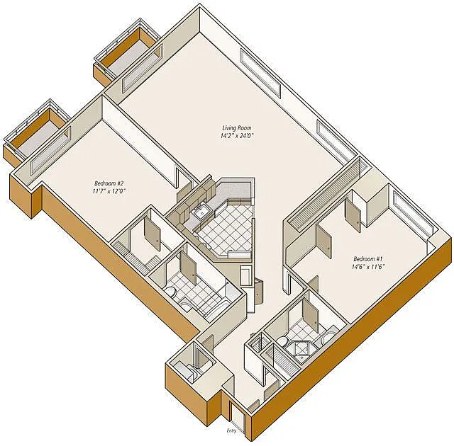 Floor plan B13