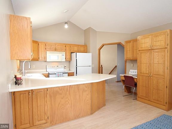 Great counter space and extra pantry.
