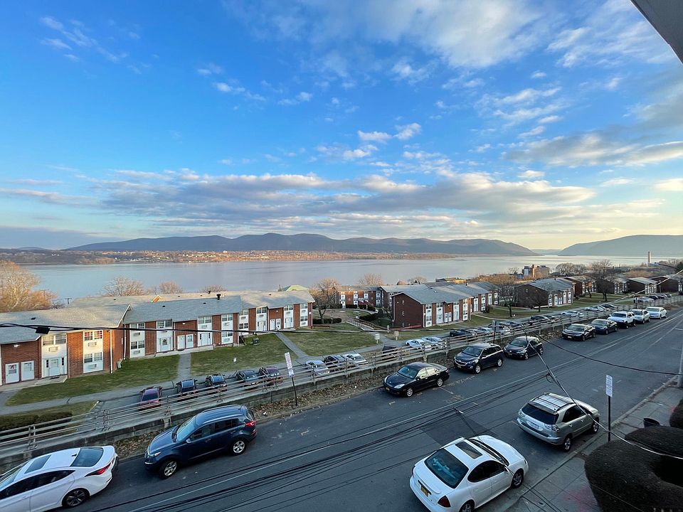 Sweeping views of the Hudson River seen from the second bedroom
