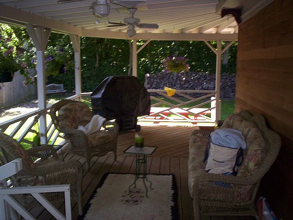 quaint wrap around porch