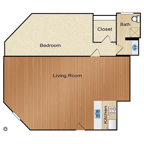 Floor plan Plan D (PI)