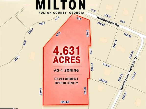 16160 Henderson Rd, Milton, GA 30004