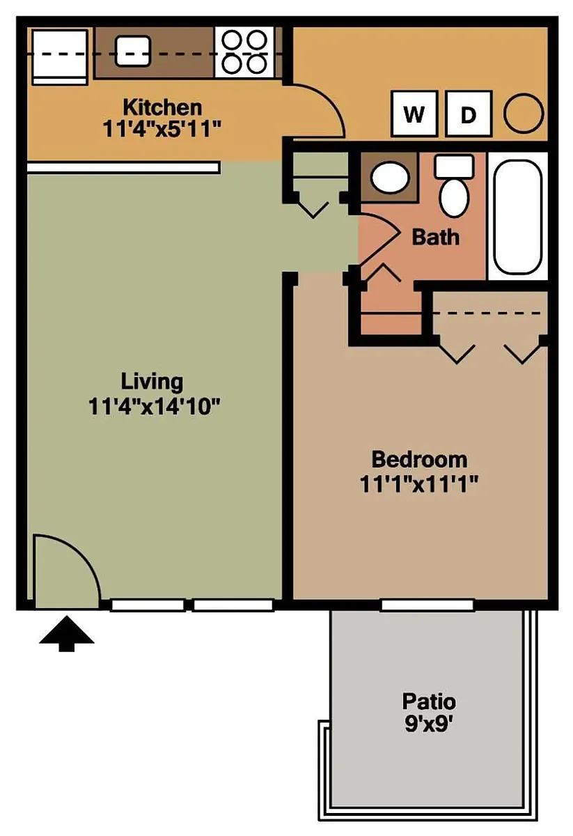 Floor plan Hampton