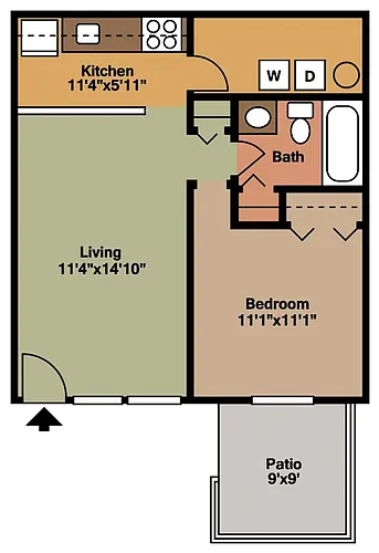 Floor plan Hampton