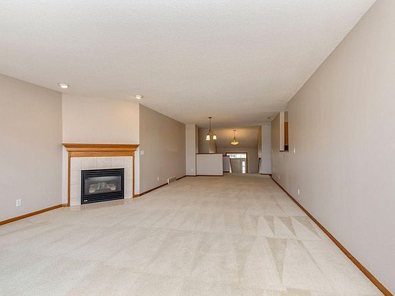 Living Room with gas fireplace