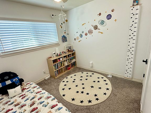 Bedroom- photo taken from in front of closet