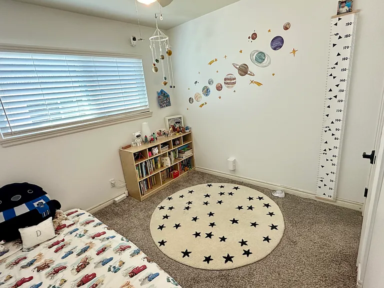 Bedroom- photo taken from in front of closet