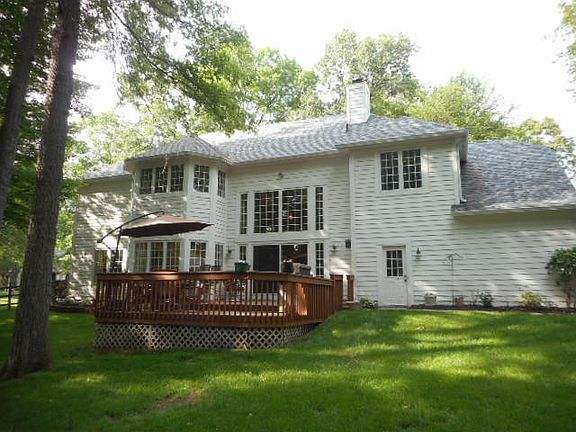 BACK OF HOUSE WITH DECK