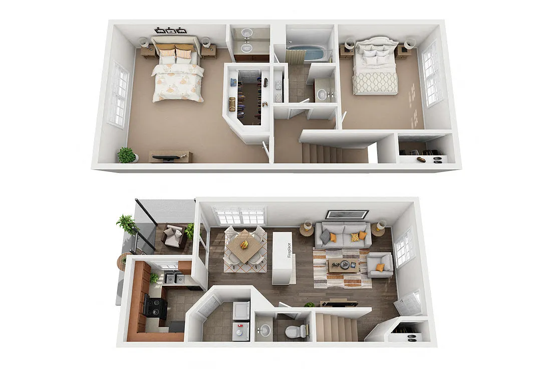 Floor plan B1 - The Lexington