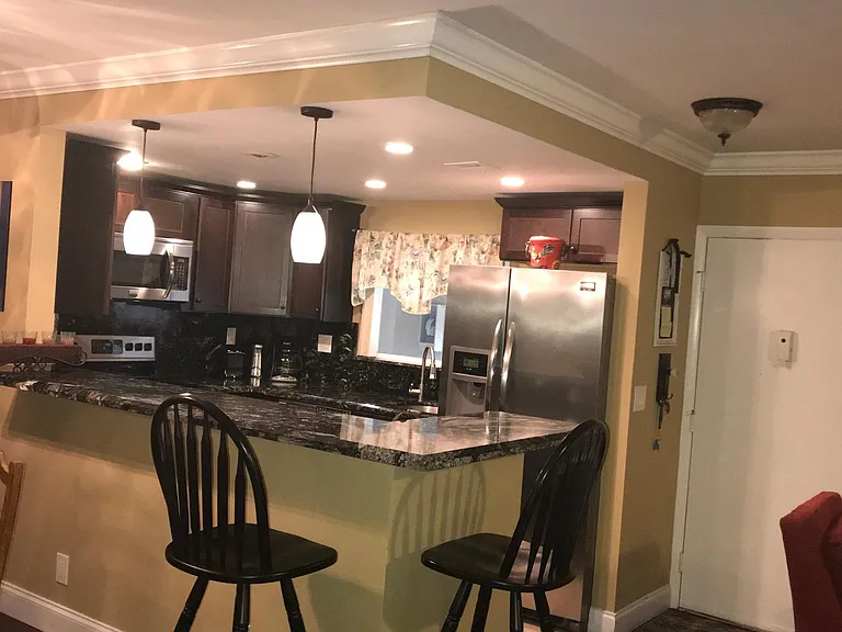 view of kitchen from hallway