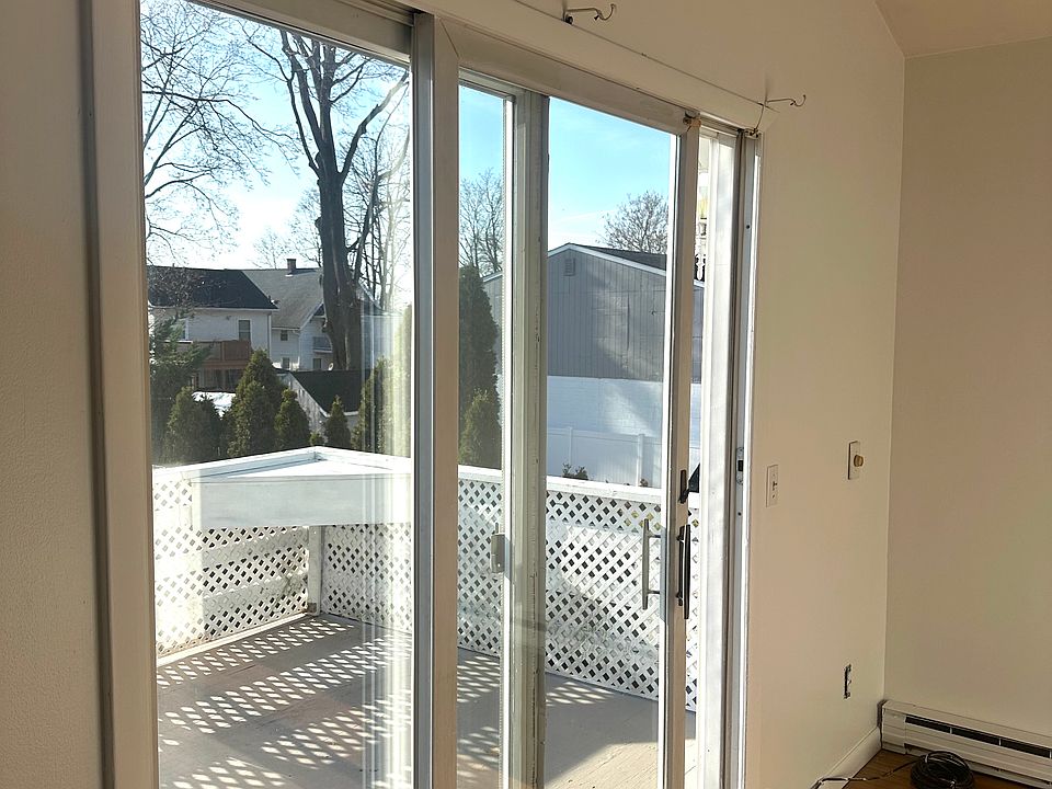 Sliding glass doors to back patio