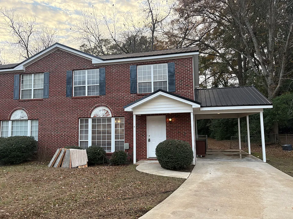 Front of apartment