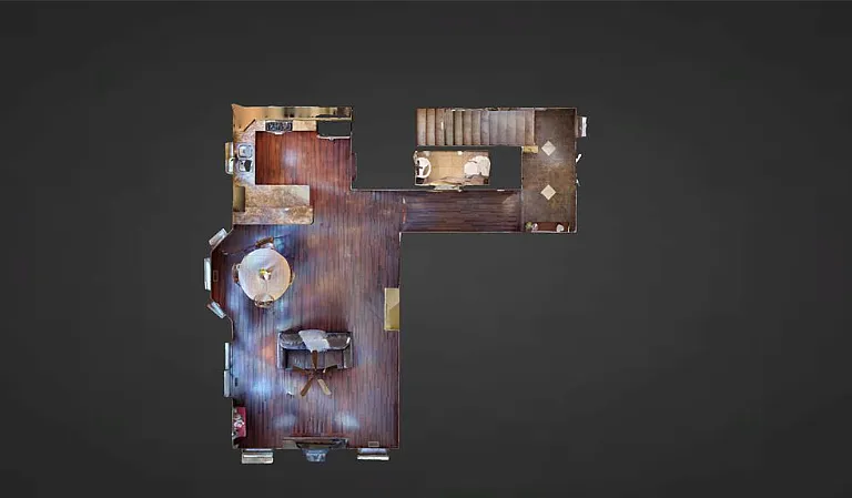 Lower level floorplan.