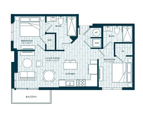 Floor plan B10