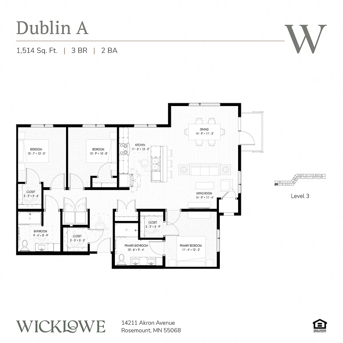 Floor plan Dublin A