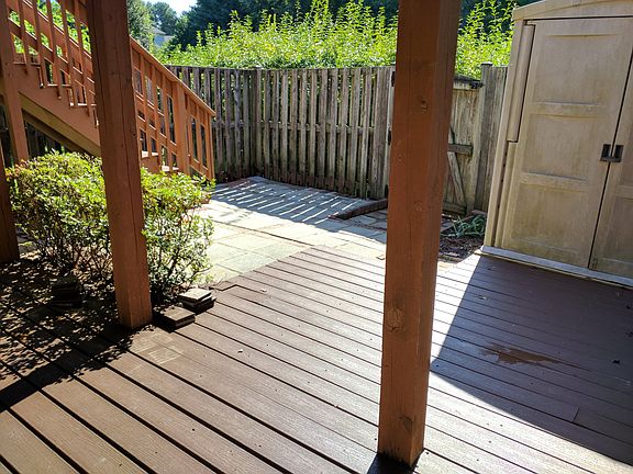 Backyard deck