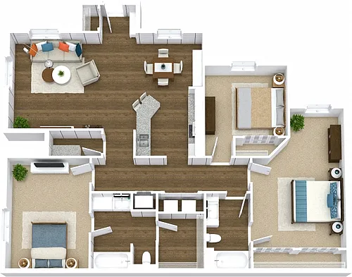 Floor plan Emerald Key