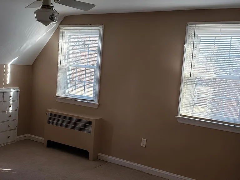 Master Bedroom with original built-
in dresser in the wall