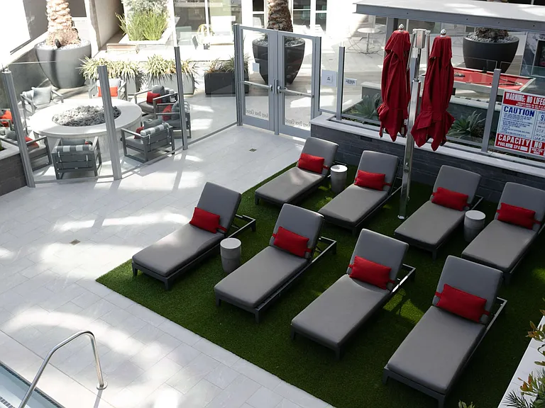 Stretch out and soak up the sun in style.