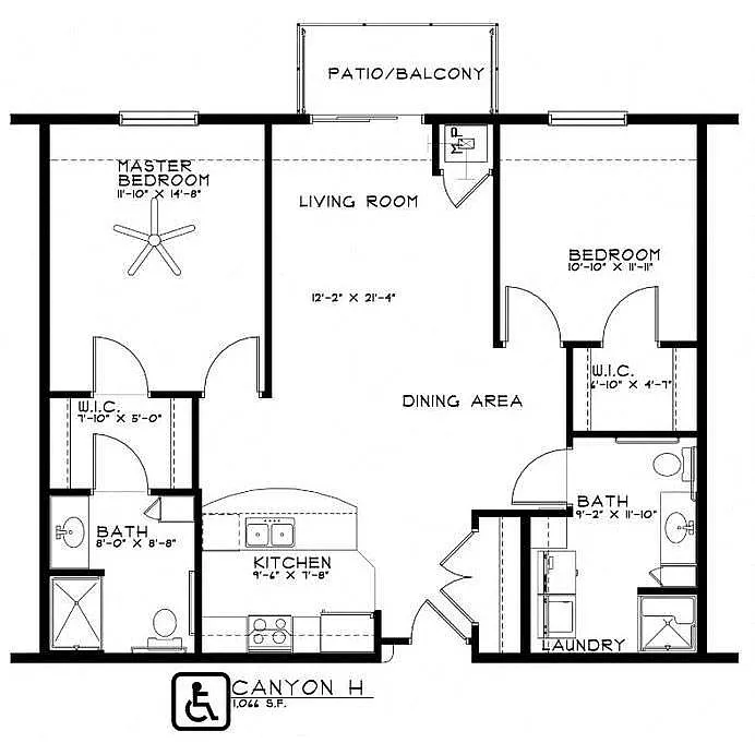 Floor plan Canyon