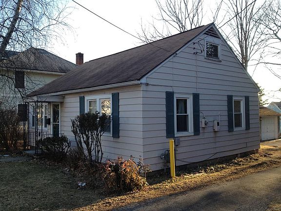 North side of the house