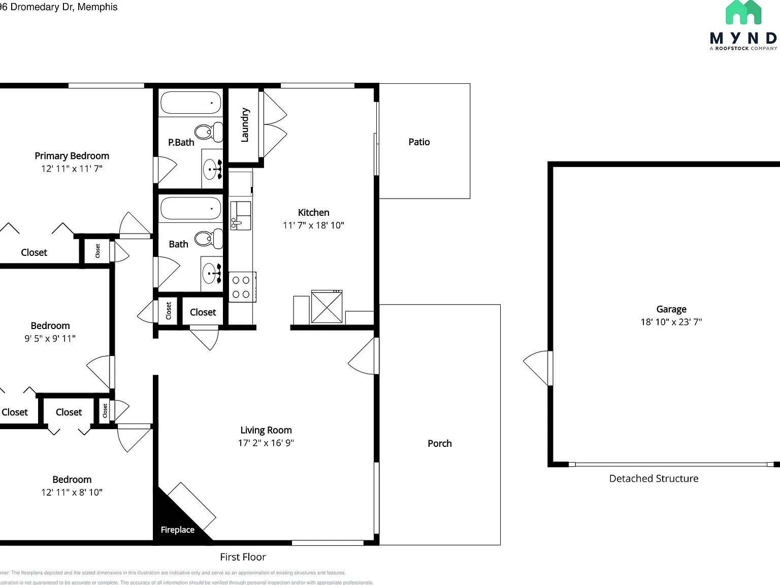 3 bed, 2.0 bath, 1147 sqft, $1,390 — Photo 2