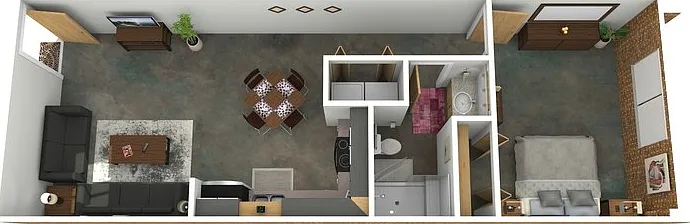 Dorothy Lamour B Floorplan Diagram