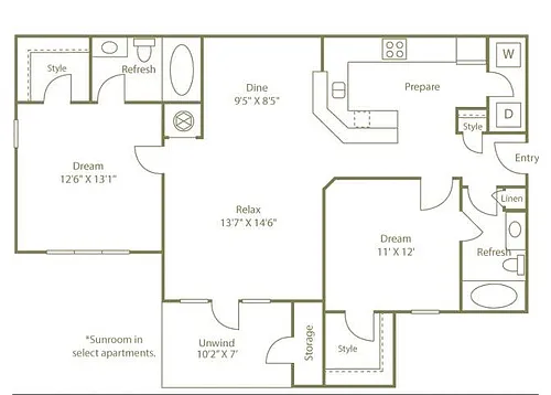 Floor plan THE CHATTAHOOCHEE