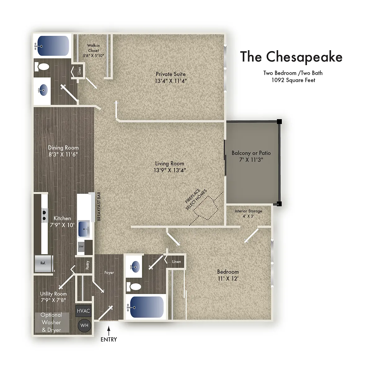 Floor plan Chesapeake