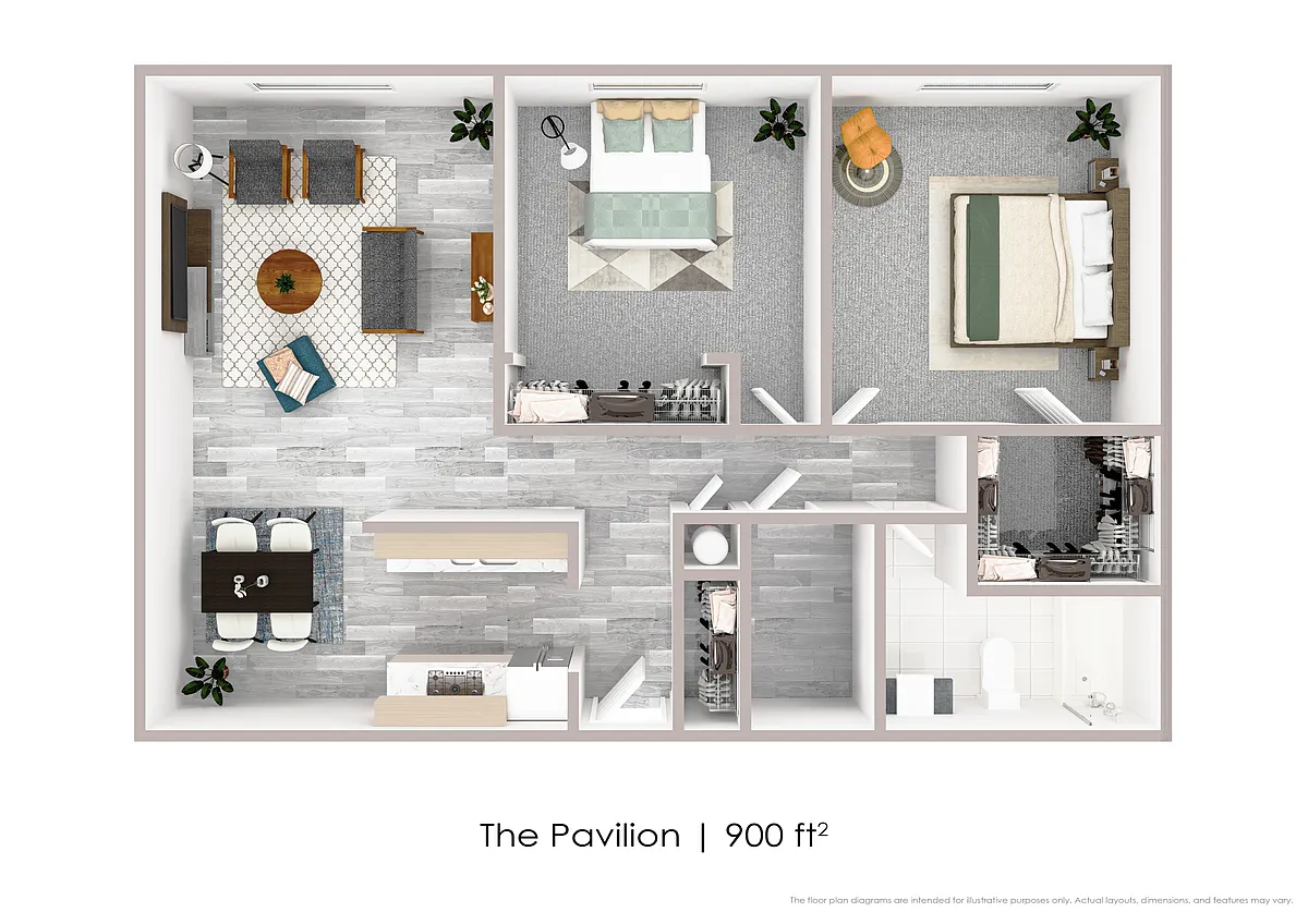 Floor plan The Pavilion