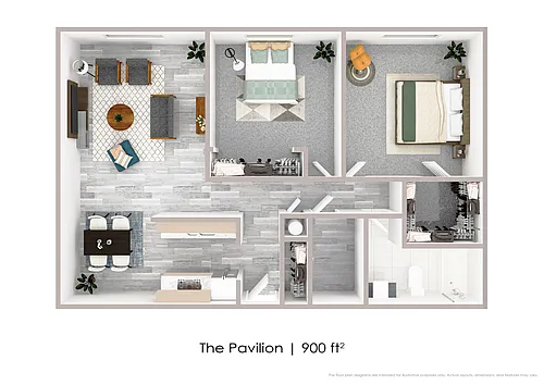 Floor plan The Pavilion