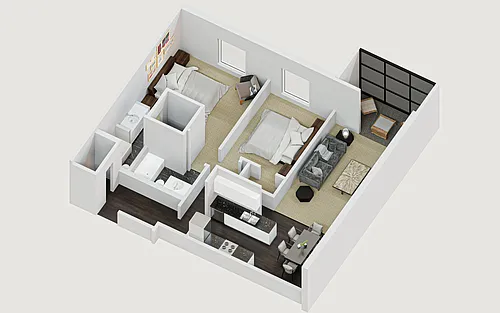 Floor plan B2