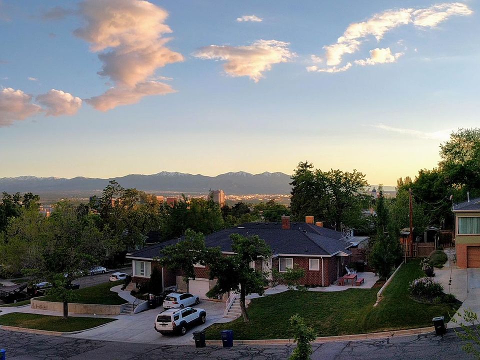 The view west.