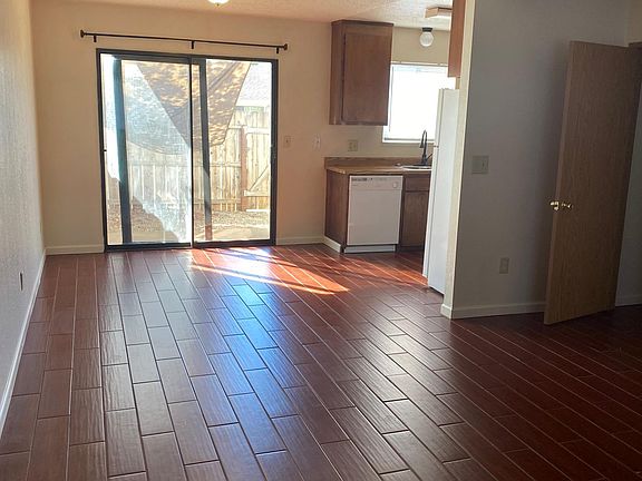 Living room and dining area