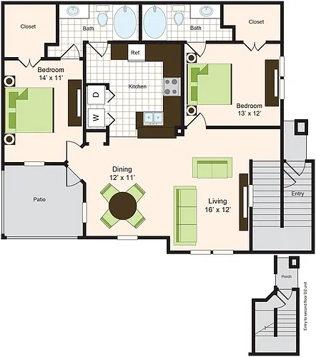 Floor plan D2