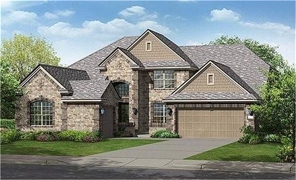 NEW Village Builders
Beautiful "Oakmont" Design w/ Stone & Brick Elevation!