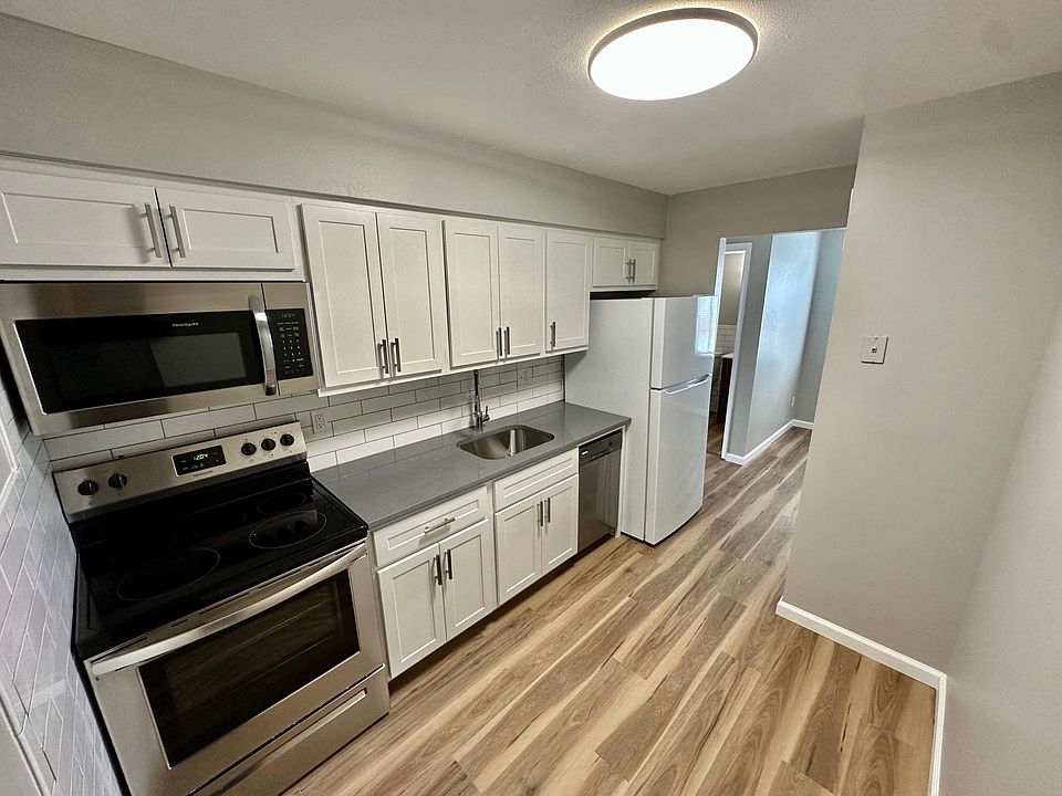 Newly renovated kitchen with brand new appliances, cabinets and counters.