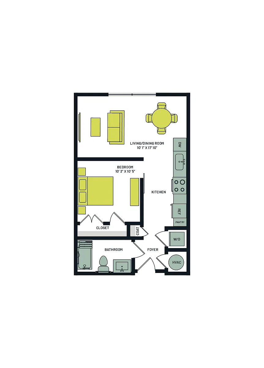 Floor plan Studio, Tiers 02 and 33