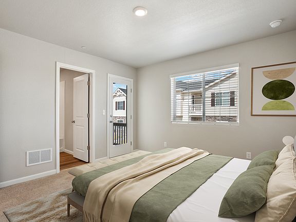 The master bedroom is the perfect place to relax at the end of the day.