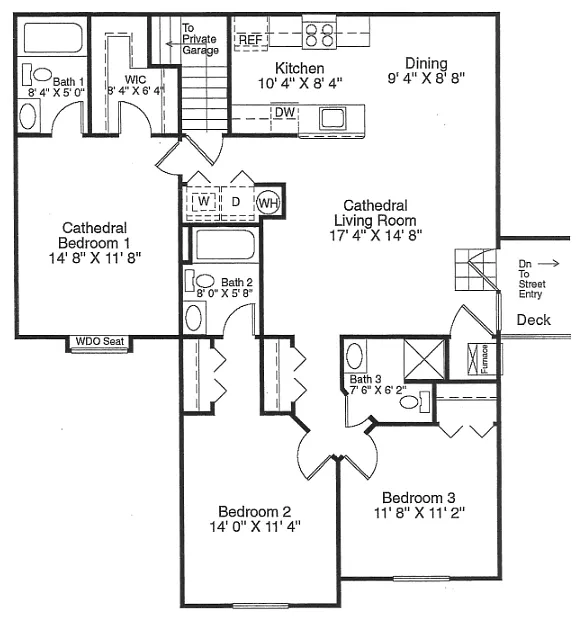 Floor plan St. Andrews B