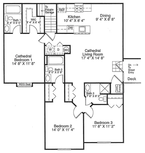 Floor plan St. Andrews B