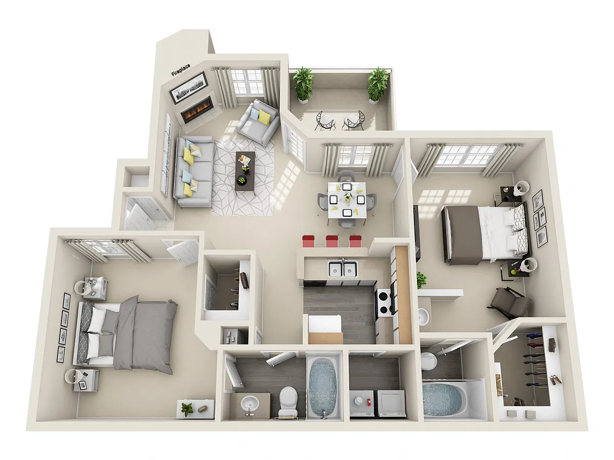 Floor plan B1