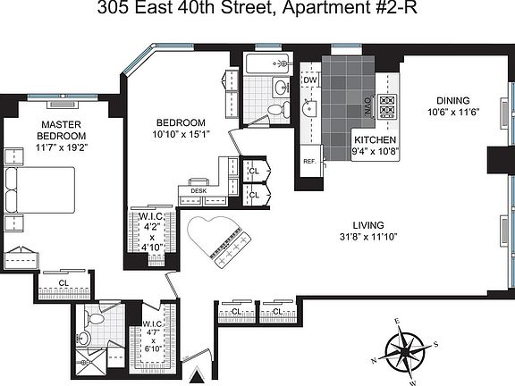 2nd image of 301 E 40th St #2R
