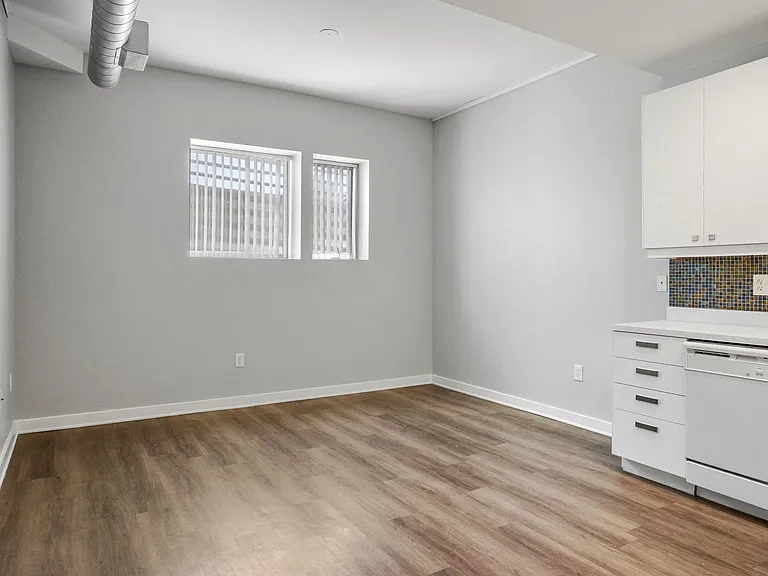 Our Apartment Kitchen and Dining Room at Sleek Lofts Apartments in Denver, Colorado
