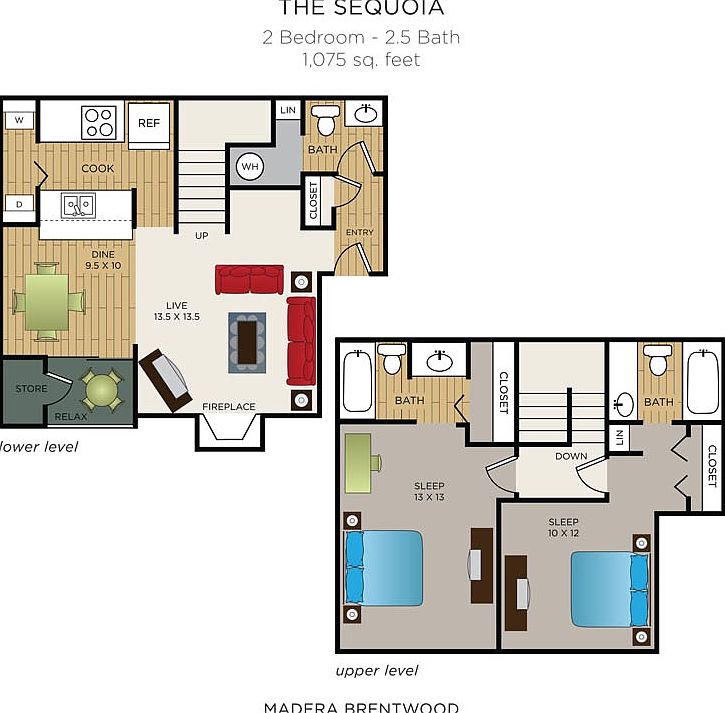 Floorplan of the Sequoia