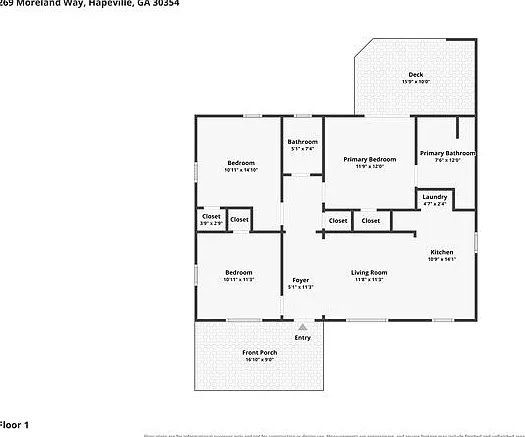 3 bed, 2.0 bath, 1036 sqft, $1,845 — Photo 2