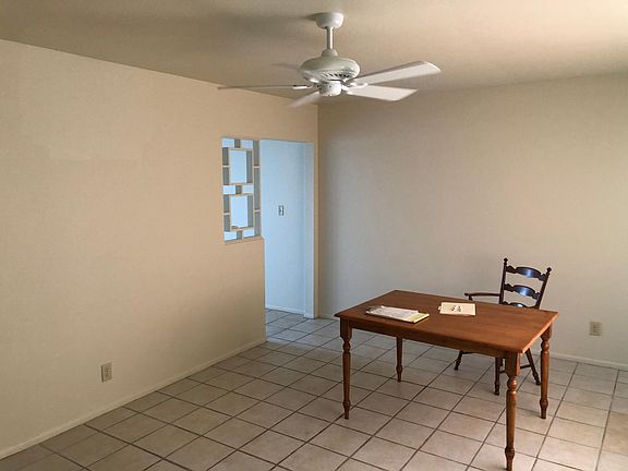 Tile floors throughout