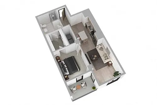 Floor plan 1B06