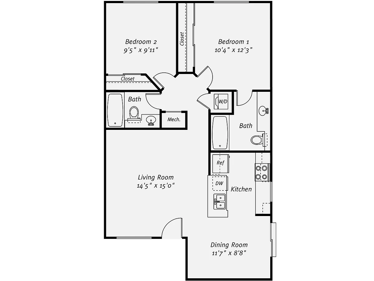 Floor plan B1G